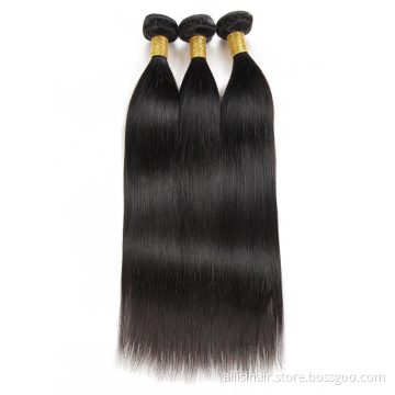 Best Cuticle Aligned Virgin Hair Vendor High Quality 100% Mink Brazilian Virgin Human Hair Bundles Bone Straight